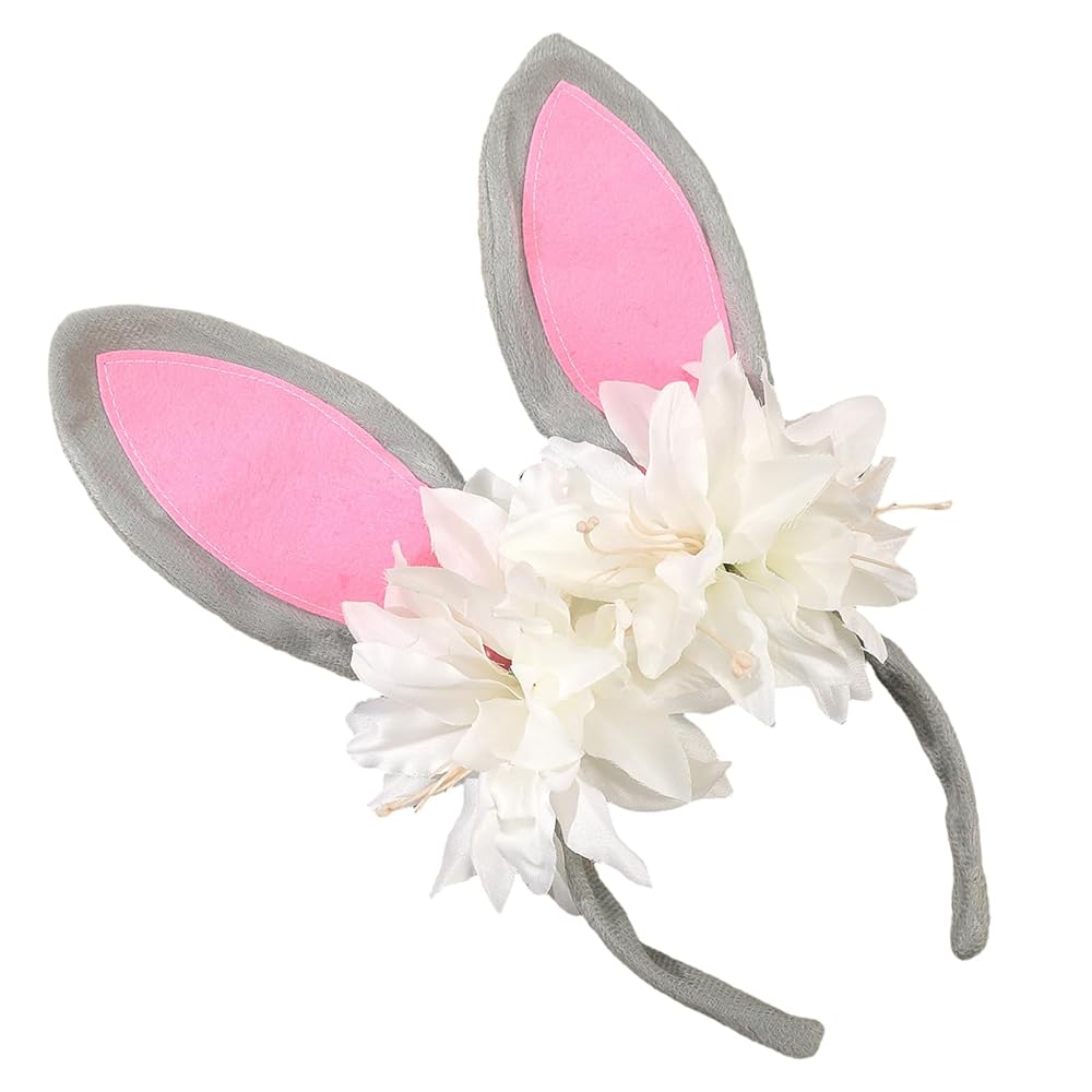 Amazon.co.jp: SLXLYH コスプレ バニー ガール ヘアフープ 花